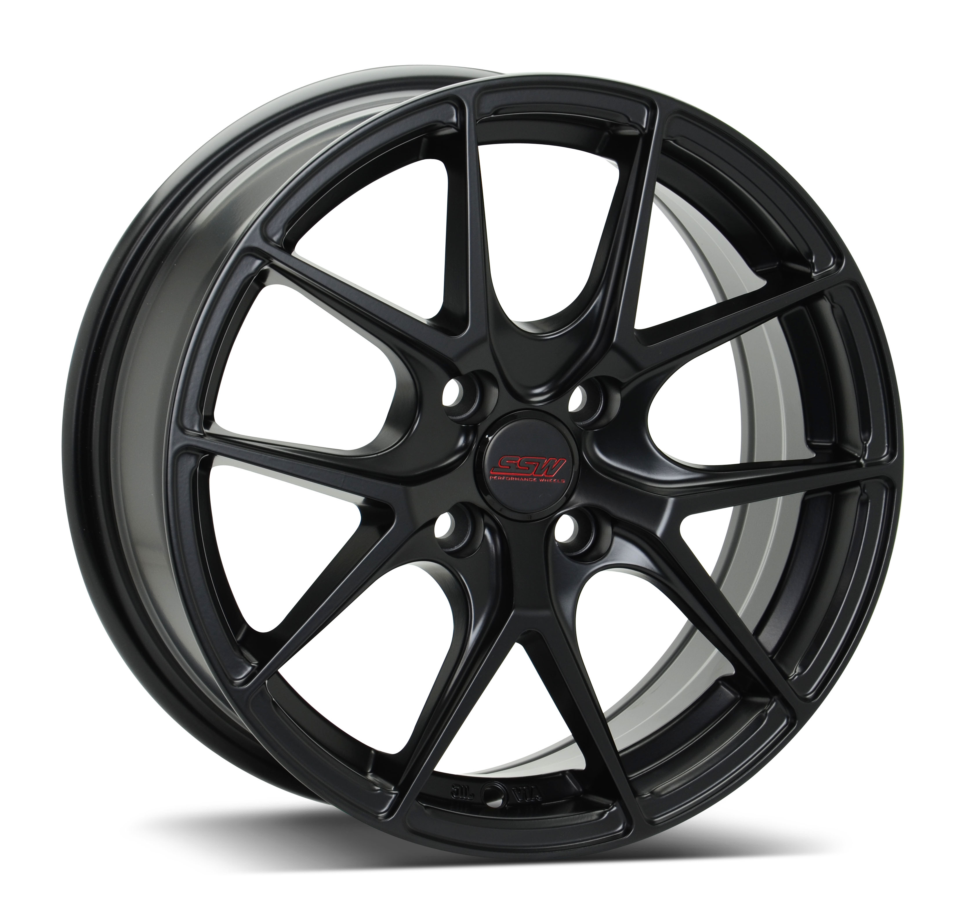 SSW S308LP 15X6.5 ET:35 4X100 73.1 BKM (Made In Thailand)